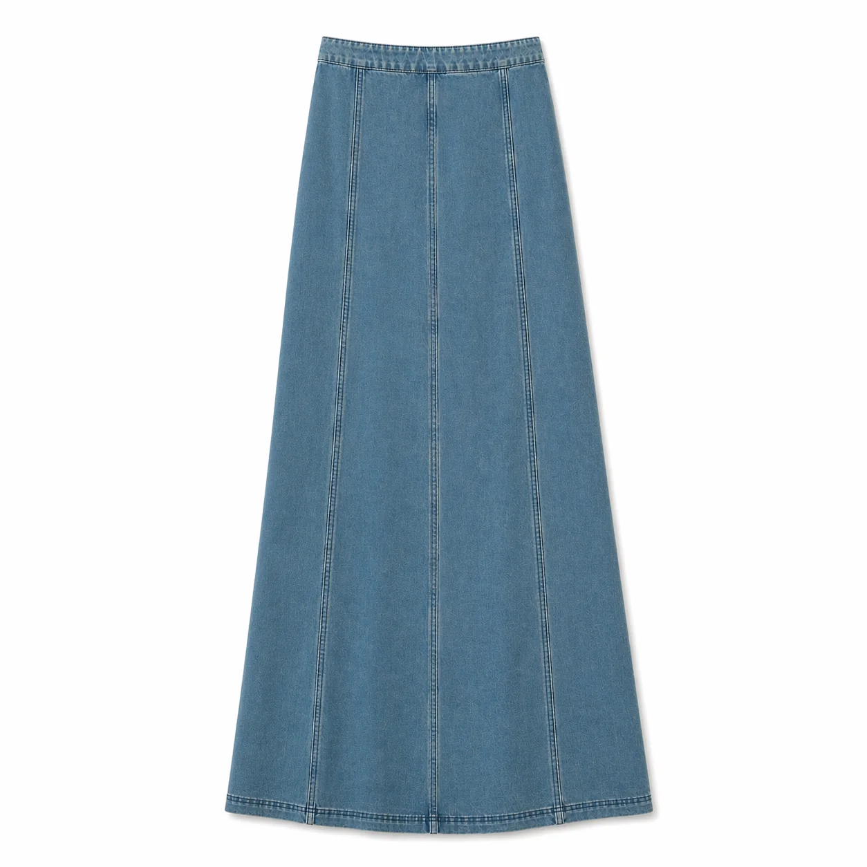Denim Panel Skirt - Image 3