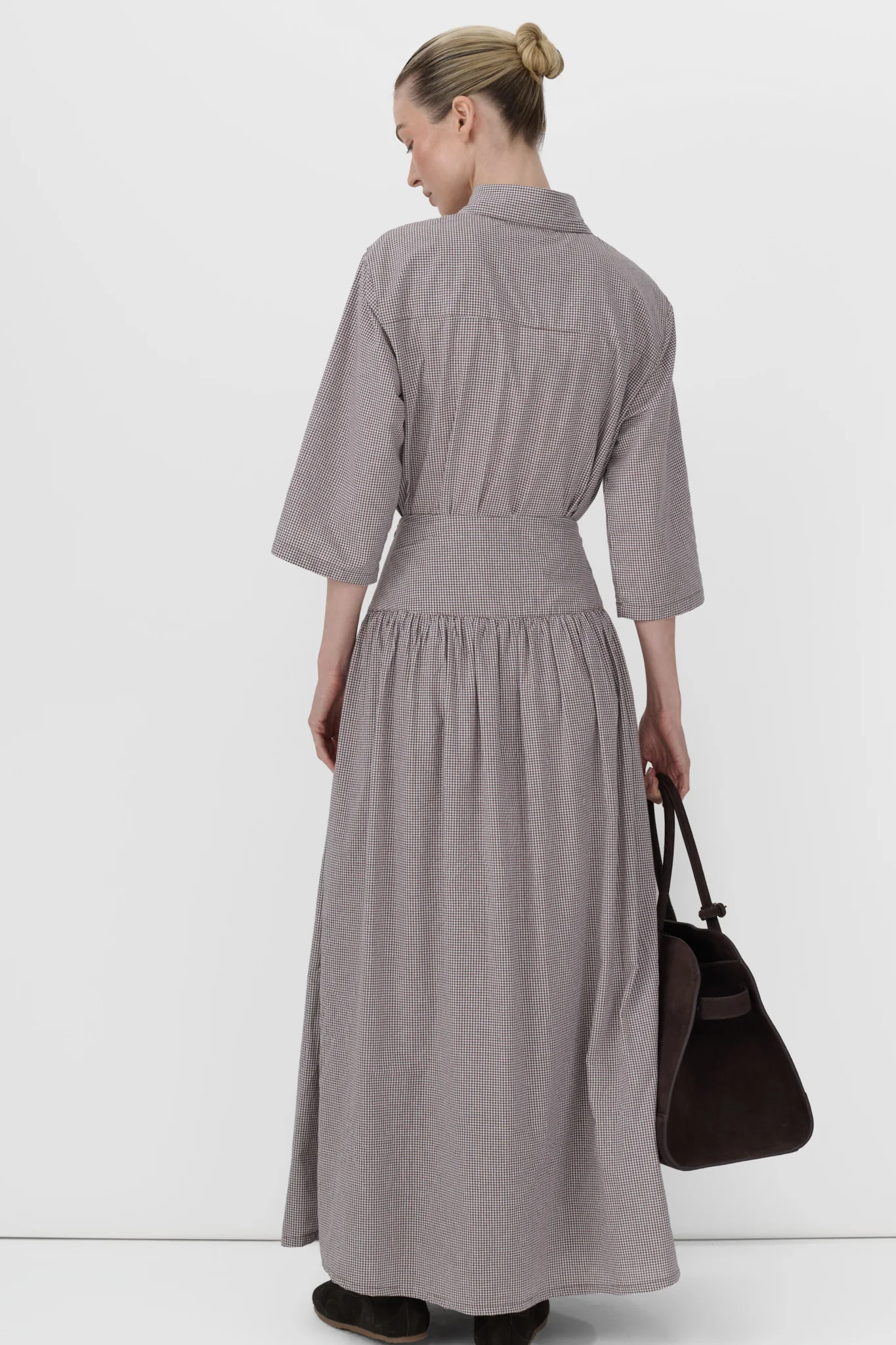 Gingham Dropwaist Skirt - Image 6