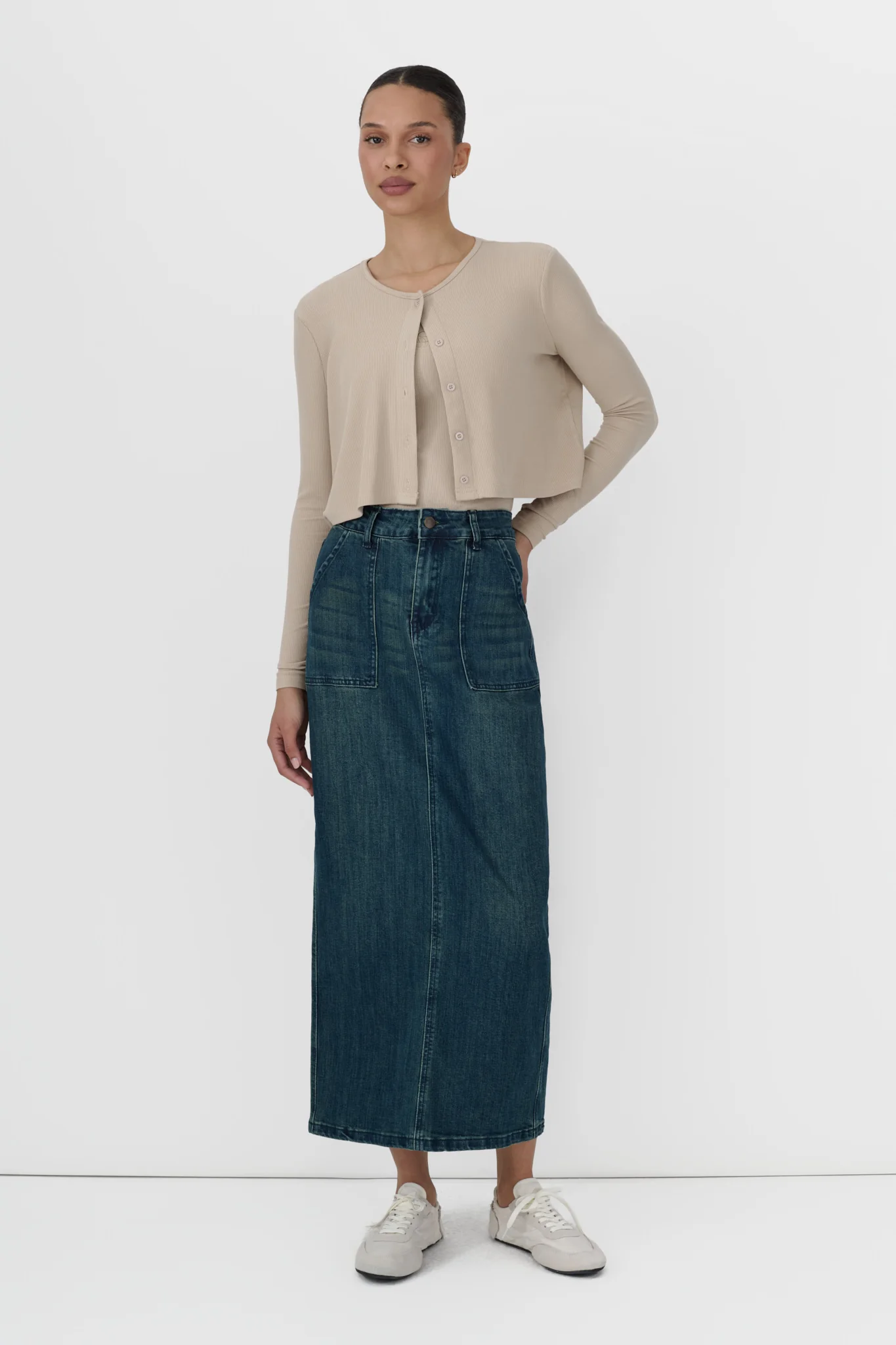 WHITE POCKET SHIRT SET - Image 3